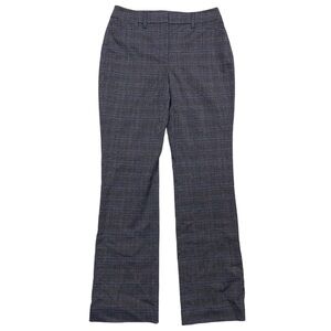 White House Black Market Classic Tailored Fit Plaid Trousers 0